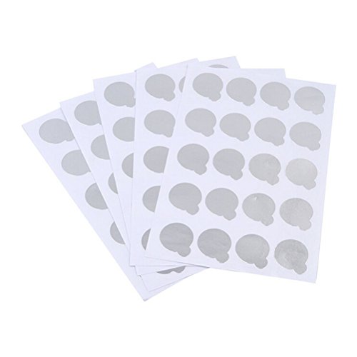 5 Sheets Eyelash Extension Adhesive Glue Stickers for Pallet or Jade Stone Application of Temporary False Lashes,Small By Team-Management