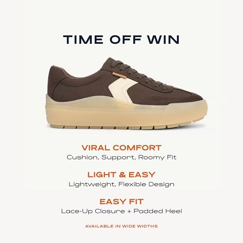 Image of Dr. Scholl's Shoes Women's Time Off Win Sneaker, Retro Sneakers for Women