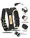 TagME Hundehalsband Personalisiert aus Leder mit Eingraviertem Hundename und Telefonnummer, Hundehalsband aus Echtem Leder für Große Hunde