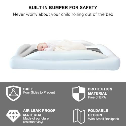 Raumrigge Inflatable Toddler Bed With Electric Pump thumb #2