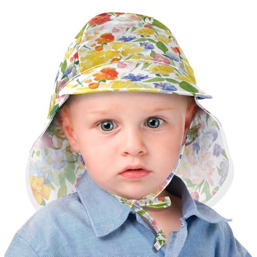 Infant Sunhat Baby Boys Beach Caps Toddler Girl UPF 50+ Protection Adjustable Traveling Swim Hat2
