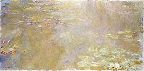Tableau bassinnympheas Claude Monet deco chambre vintage pour une ambiance zen