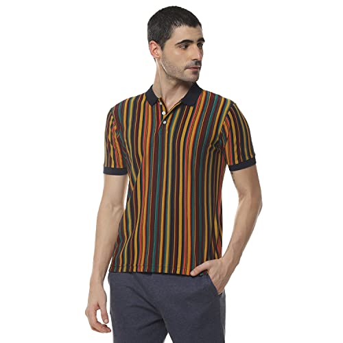 Image of Campus Sutra Men Polyester Regular Fit T-Shirt