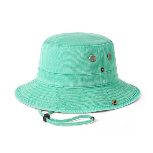Image of Hot Summer Bucket Hat - Trendy Cotton Sun Hat for Beach, Golf, Fishing