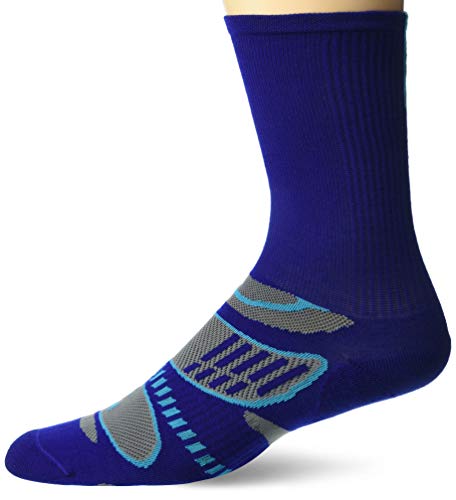 Balega Ultralight Crew Athletic Running Socks for Men and Women (1 Pair), Cobalt, Large