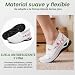 Imagen de OSDUE Zapatillas Ortopédicos para Mujer Zapatos sin Cordones Malla Deporte