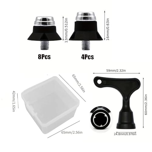 Boot Spikes,12Pcs Universals Aluminum Alloy Football Shoe Studs Replacement Soccer Cleats Football Boot Spikes for Soccer Shoes3