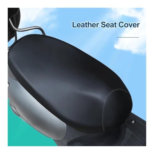 Funda sillín universal protectora para asiento de motocicleta negra 6