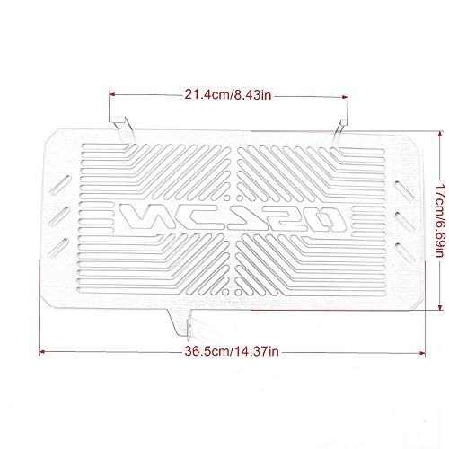 COPART Motorcycle Aluminum Radiator Grille Guard Protection Cover for Honda NC750 NC750S NC750X 2014-2019