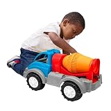 American Plastic Toys Gigantic Cement Mixer with Rotating Drum, Sturdy Wheels, Metal Axles & Made from Durable Plastic for Children 2 Years & Older