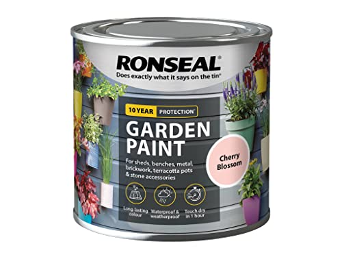 Ronseal RSLGPCB250 250 ml Garden Paint - Cherry Blossom