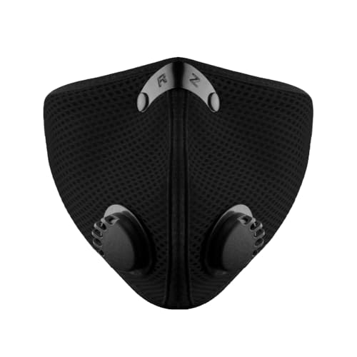 Image of RZ Mask M2 - Cooling Mesh Dust Mask w / 99.8% Carbon Filtration, Anti Fogging w /Easy Use Hook-and-Loop Head Strap