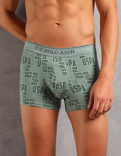 Image of U.S. Polo ASSN. Mens OET17 Solid Breathable Underwear Trunks - Pack of 3