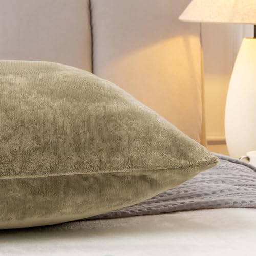Image of BEDELITE Body Pillow Cover with Zipper, Camel, 20x54 Inch, 1 Pack
