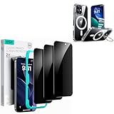 ESR for iPhone 17 Case with Stand 3 Pack for iPhone 17 Privacy Screen Protector