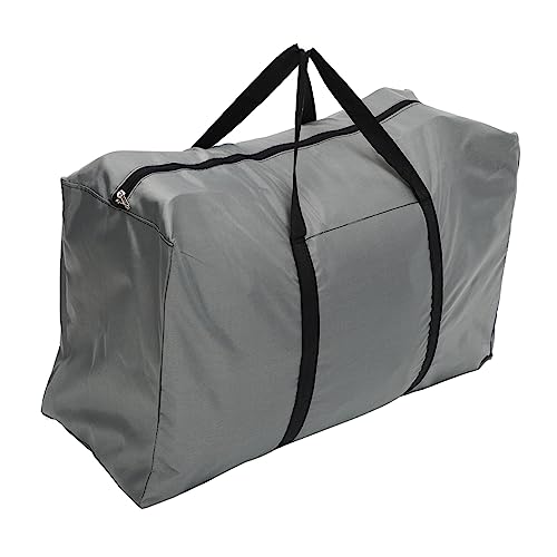 BESPORTBLE Gym Duffle Bag Handles Large Capacity Oxford Cloth Storage Bag Travel Luggage Men Moving Grey