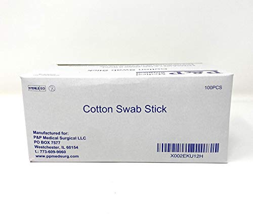 P&P Medical Surgical Sterile Cotton Tipped Applicator 6 Inch By P&P Medical Surgical Box Of 100 thumb #2