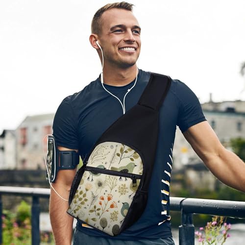 Bolso tipo sling para hombre y mujer mochila pequeña miniatura 6