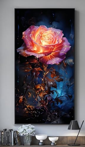 Broderie diamant kit complet 5D peinture diamant rose 100x50cm strass DIY