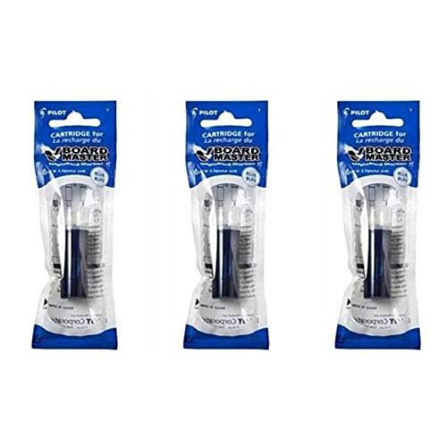 Pilot Brand V Board Master Refills, Blue, 3 Pieces