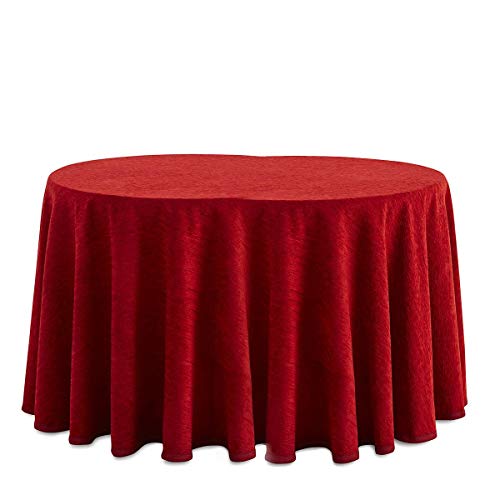 Lanovenanube - Falda Camilla Ovalada Chenilla - Medida Especial - Color Granate