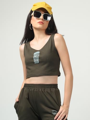 Image of Rigo Cotton Solid Co-ord Set for Women | Round Neck, Slim Fit Tracksuit Co-ords Set for Women | Two Piece Co ord Set | Casual Wear, Beach Wear, Vacation Wear Outfit for Women