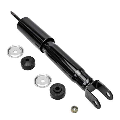 Image of Detroit Axle - Front 2pc Shock Absorbers for GMC Chevy Suburban Avalanche Yukon XL Express Savana 1500, Tahoe Express 2500 2 Shock Absorbers Assembly Replacement