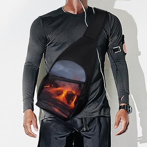 Mochila Kilauea Volcano Sling Bag para senderismo y uso casual miniatura 7