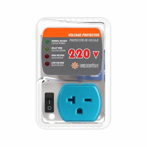 Heavy-Duty 20A 4400W Surge Protector for Appliances, Smart Circuit Plug with Outlet Saver & Power Strip for Refrigerator, Air Conditioner, High-Power Devices, Overload & Voltage Protection 140 Joule