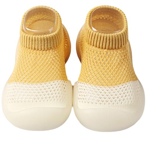 Image of Kqwfsiu Baby Sock Shoes Boys Girls First Walking Infant Toddler Shoes Non Slip Lightweight Indoor Outdoor