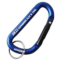 Amazon | SK11(エスケー11) アルミカラビナ B ブラック 6×60mm