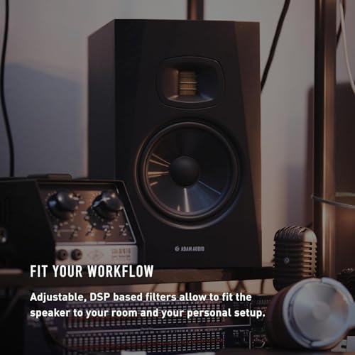 Image of ADAM Audio T7V Studio Monitor for recording, mixing and mastering, Studio Quality Sound (Single).
