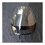 Motorcycle Windshield Deflector Motorcycle Clear 4MM Windshield Windscreen Front Deflector Airflow for PC800 Pacific Coast Highway Extension Universal