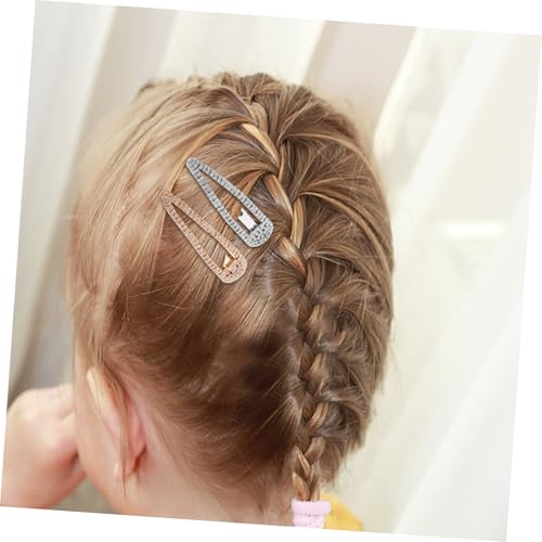Barrettes de cheveux en strass forme goutte d'eau de qualité - 5