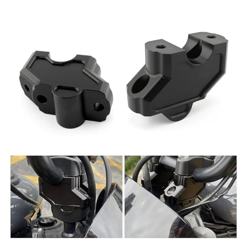 Espaciador elevador de manillar Harley Nightster 975 para rutas largas cómodas 6