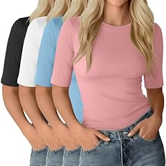 Coral Powder, Sky Blue, White, Black