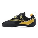 Climbing Shoes Mens Light Anti-Slip Indoor Outdoor Rock Climbing Sneaker for Beginners Professional Climbers (Black/Yellow, Adult, Men, 8.5, Numeric, US Footwear Size System, Medium)
