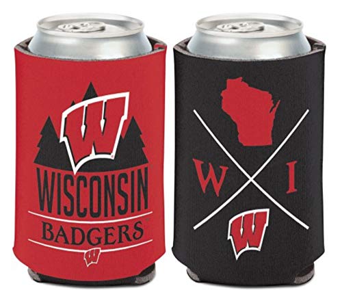 WinCraft NCAA University Wisconsin Badgers 1-Pack Folding Can Cooler