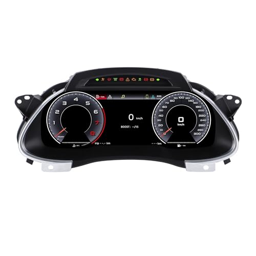 Snelheidsmeter cabina virtual de 12.3 pulgadas para pantalla de instrumentos Audi A4 2009-2012