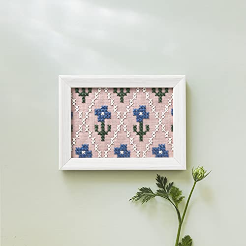 LECIEN(ルシアン) はじめてでもかんたん刺しゅうワスレナグサ No.522102 ピンク