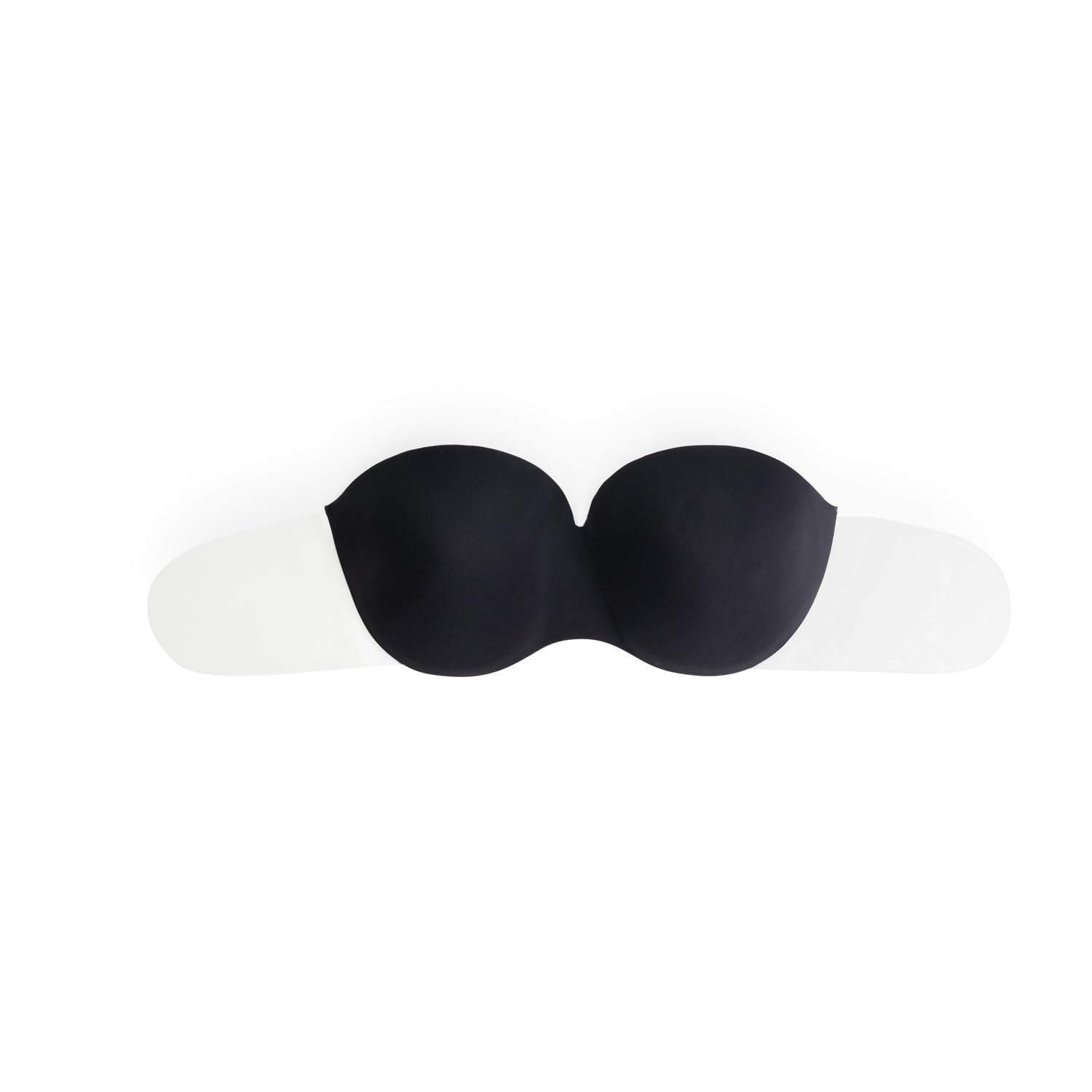 Bye Bra Glam Bra Soutien-gorge adhésif dos nu sans bretelles moulées jusqu'à G Bonnets transparents Ailes réutilisables hypoallergéniques à coller pour fête et soirée