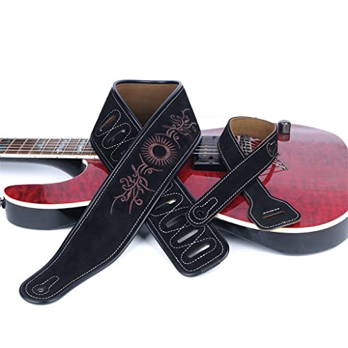 JAHH Sangle Bracelet de Guitare électrique en Cuir-Tournesol Mat, Guitare Acoustique de Basse, Bracelet en Cuir de… - Les Beatles, Paul McCartney, John Lennon, RIngo Starr, George Harrison JAHH Sangle Bracelet de Guitare électrique en Cuir-Tournesol Mat, Guitare Acoustique de Basse, Bracelet en Cuir de… – Image 3