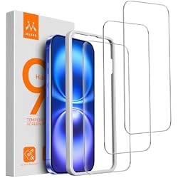 Mkeke 3 Pack Screen Protector for iPhone 16/ iPhone 15 6.1