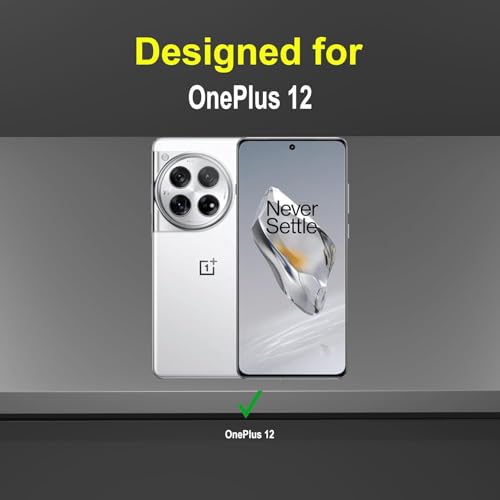 Image of NDCOM for OnePlus 12 Cover, Premium OnePlus 12 Case, Durable One Plus 12 Cover, Protective Back Cover for OnePlus 12 Ring Holder Case