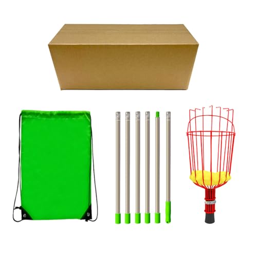 Robusto strumento telescopico per raccogliere la frutta, ad alta portata, progettato per giardinieri e lavoratori di frutteti, raccoglitori portatili