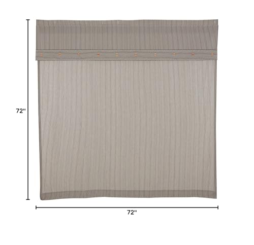 Piper-Classics-Farmhouse-Ticking-Stripe-Gray-Shower-Curtain-72-x-72-Farmhouse-Bathroom-Accent Piper Classics Farmhouse Ticking Stripe Gray Shower Curtain 72 x 72 Farmhouse Bathroom Accent