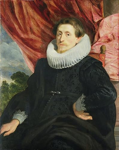 Portrait Van Dyck Moderne Graffiti Art Mural pour réveiller un mur blanc