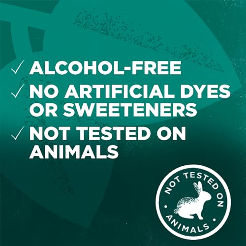 Tom's of Maine Sea Salt Natural Alcohol-Free Mouthwash, Refreshing Mint, 16 Fl Oz (Pack of 3)