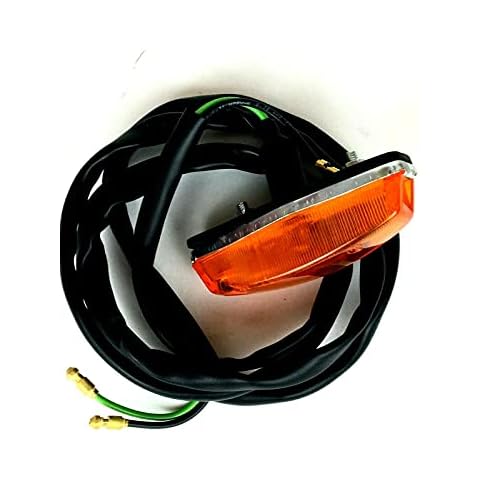 Classic Compatible with Land Rover Defender Side Repeater Indicator Metal Wing Lamp Light 589143 Cover