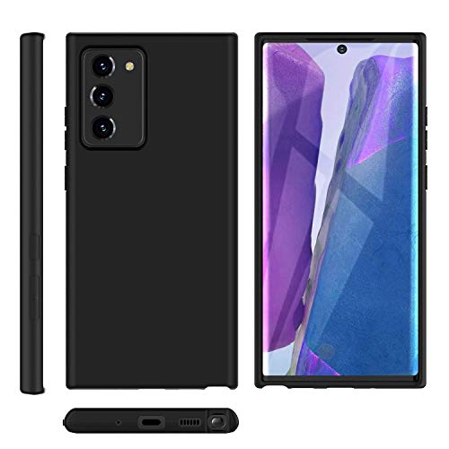 Image of Mobile Back Cover Case for Samsung Galaxy Note 20 (6.7 inch) (Silicone Case|CameraProtection|Black SC1510)